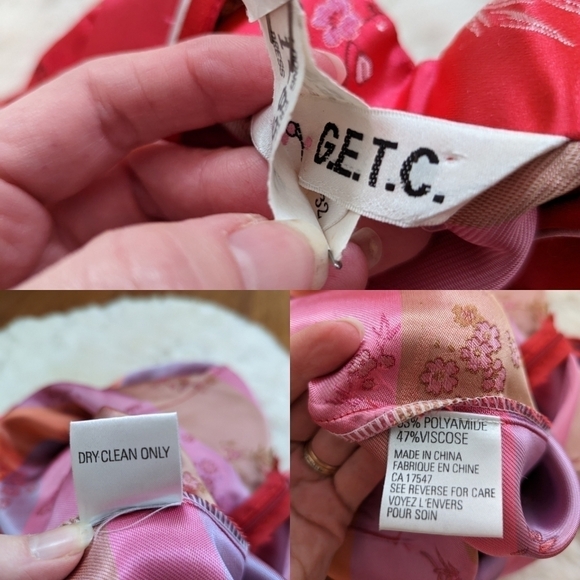 Vintage Chinese cheongsam dress Red women's Small - Picture 7 of 16